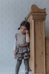 ［ROA］Chloe ribbon cancan pants