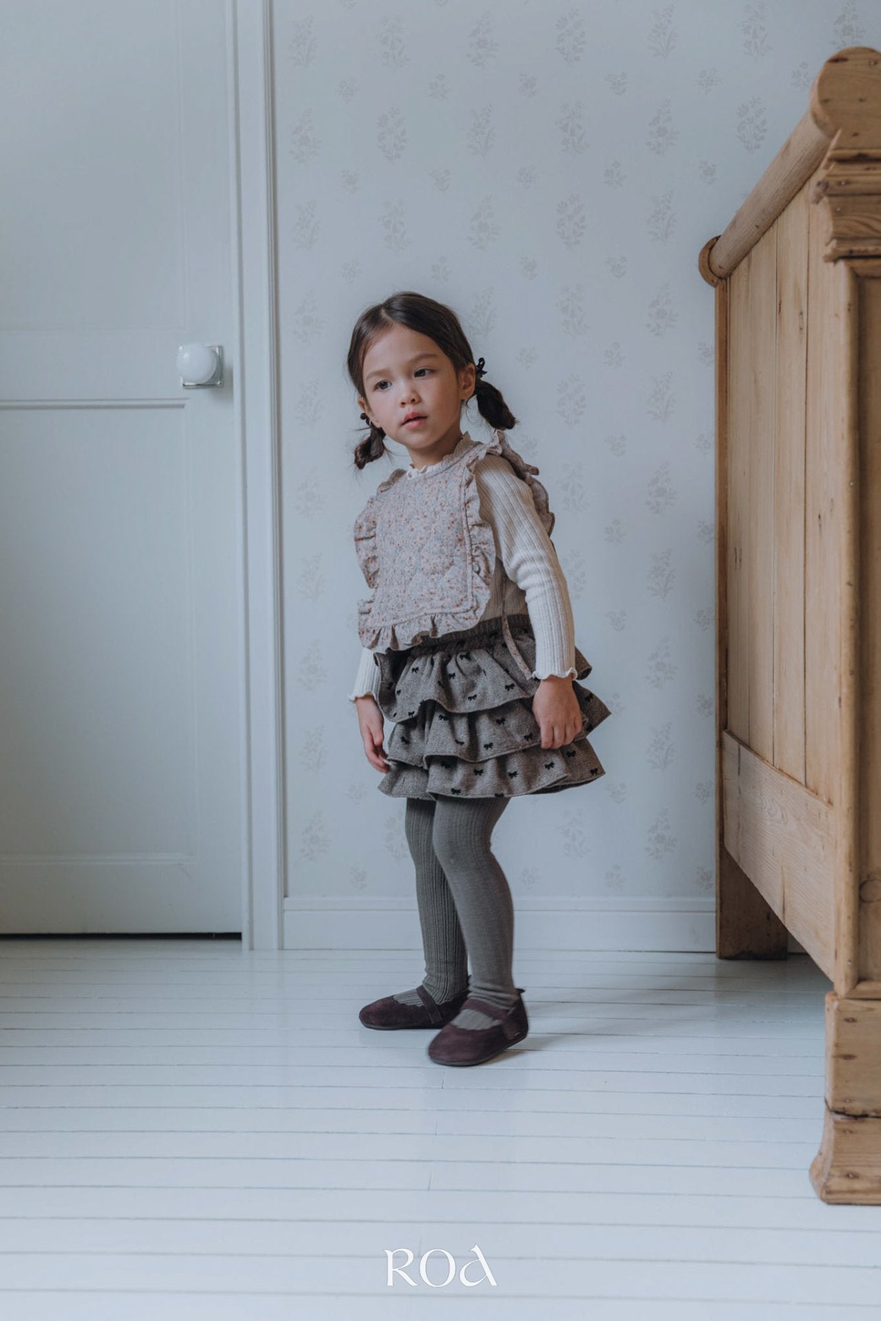 ［ROA］Chloe ribbon cancan pants