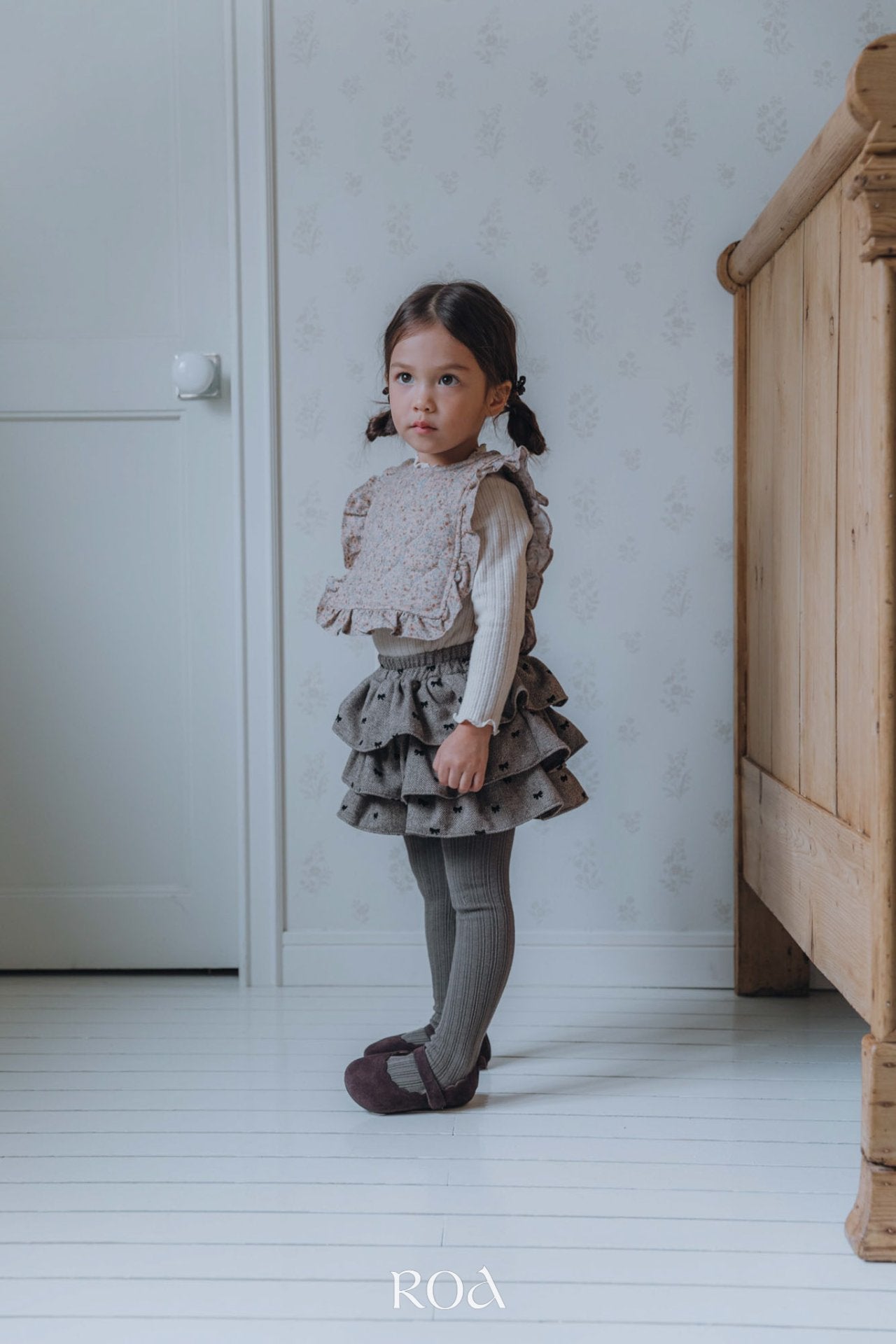 ［ROA］Chloe ribbon cancan pants