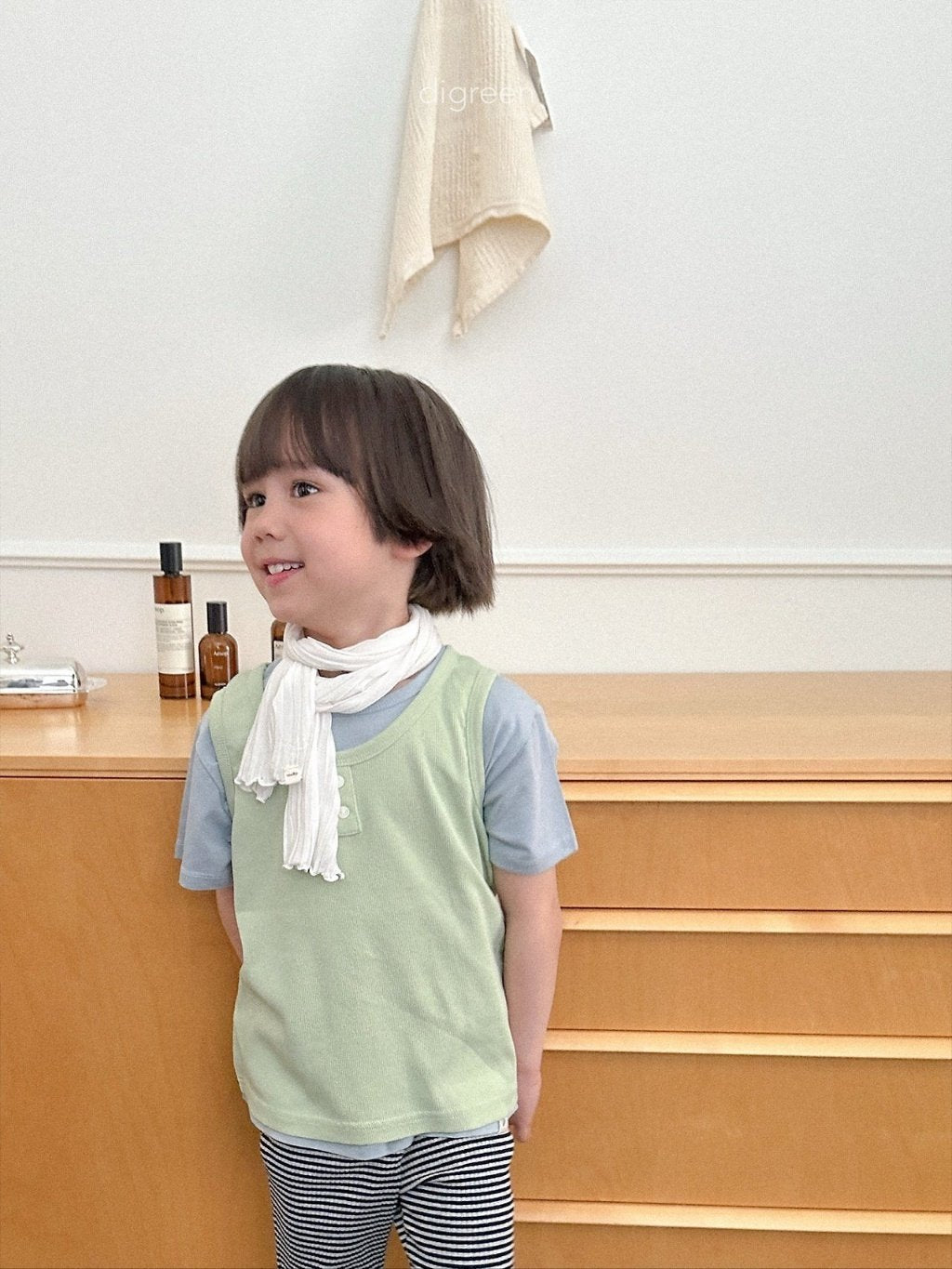 ［digreen］Wrinkle scarf
