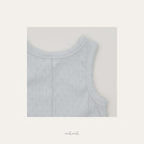 ［melmel］Stitch eyelet tank