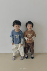 ［The beige］Layered Sleeve Tee