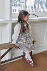 ［marron］Lace ribbon socks