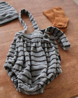 ［normalplay］Melody Stripe Suspender Bloomer