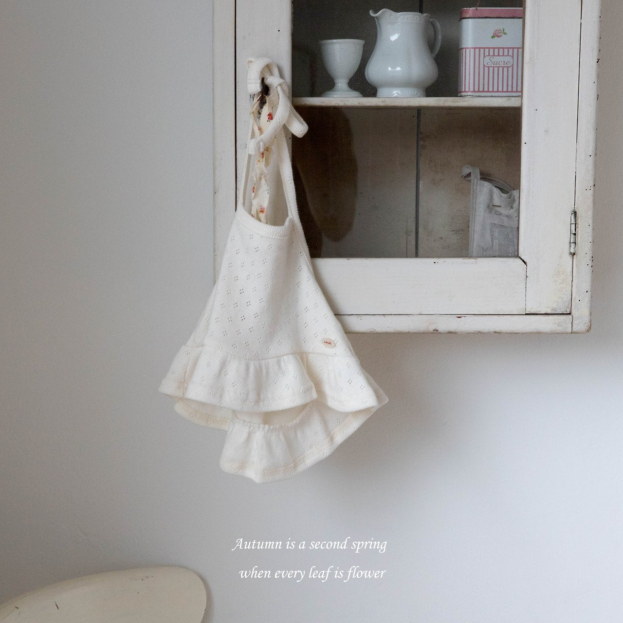 ［mkids］Eyelet halter bustier