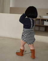 ［normalplay］Melody Stripe Suspender Bloomer