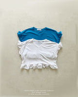 ［Urban Rabbit］Cool cover-up frill tee