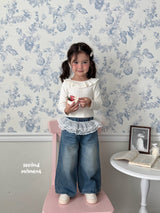 ［second moment］Frill collar rib tops