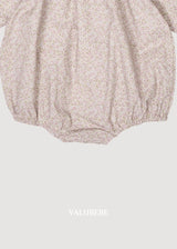 ［valubebe］Flower ribbon rompers