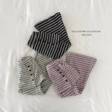 ［Melikey］Stripe wrap skirt pants