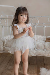 ［OREN］Flora tulle swim wear