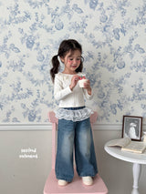 ［second moment］Frill collar rib tops