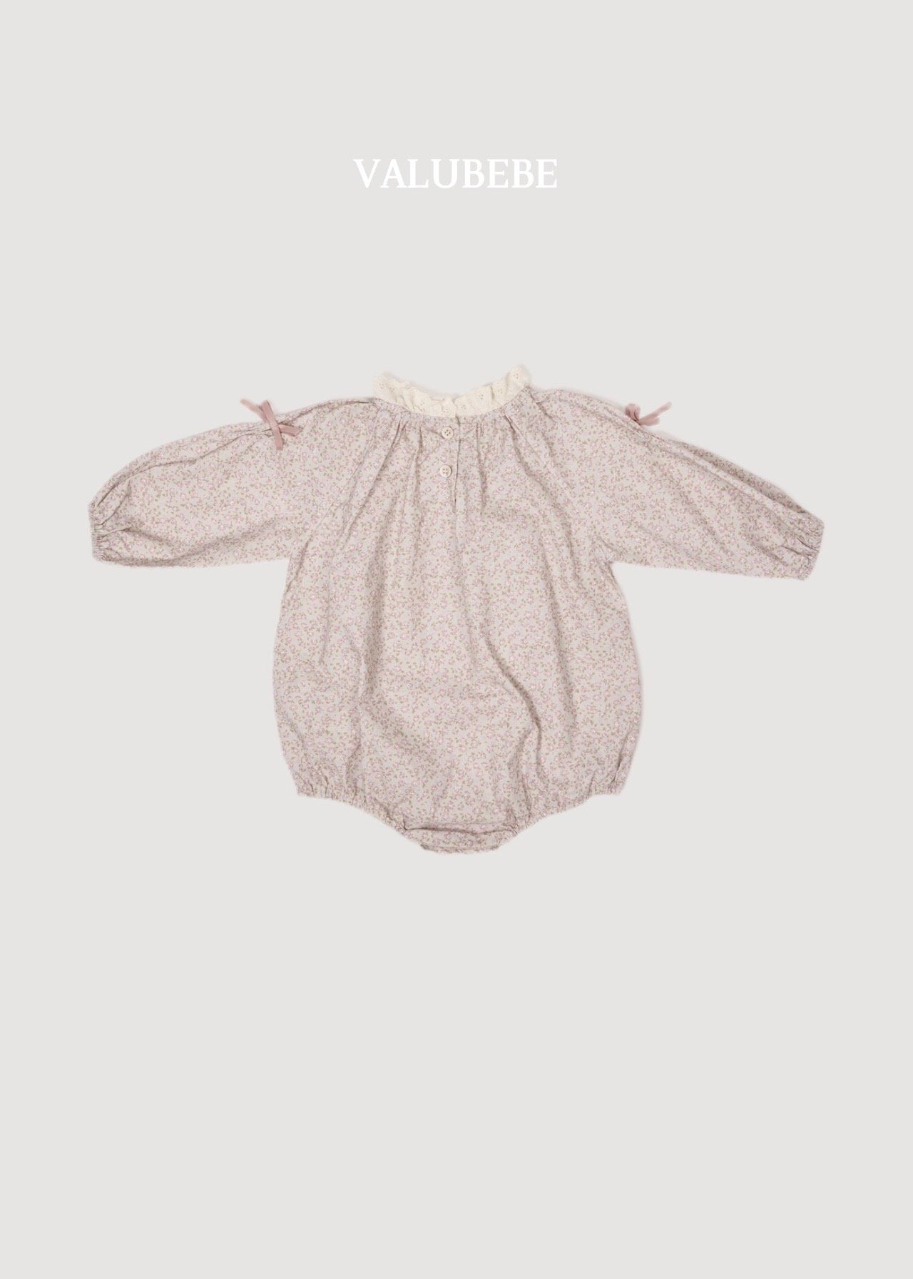 ［valubebe］Flower ribbon rompers