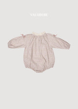 ［valubebe］Flower ribbon rompers