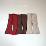 [mimi market] Rib flare leggings