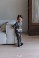 ［ROA］Corduroy ribbon pants