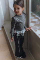 ［ROA］Corduroy ribbon pants