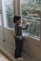 ［ROA］Corduroy ribbon pants