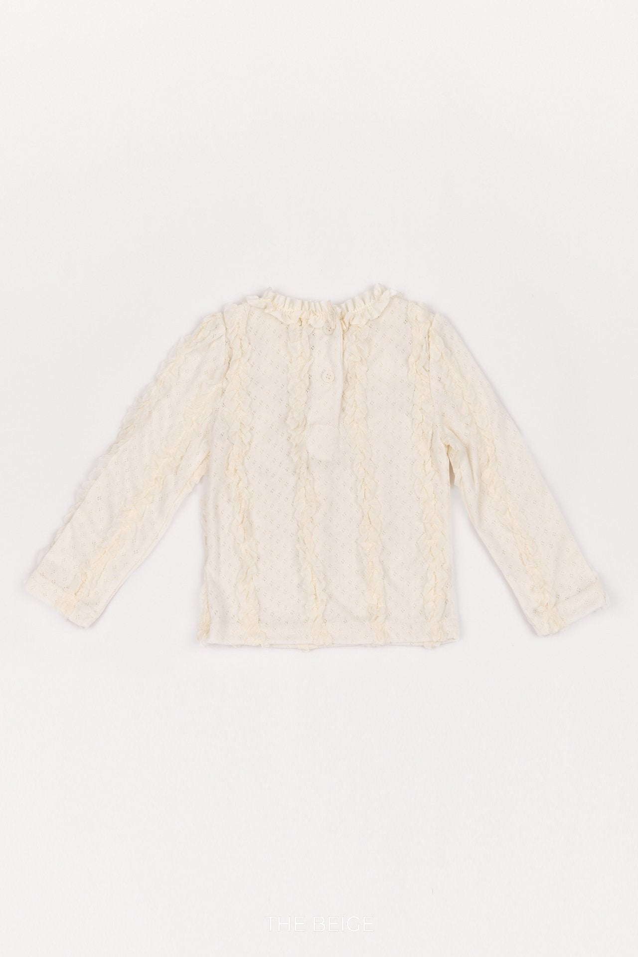 ［The beige］Ruffle Tee
