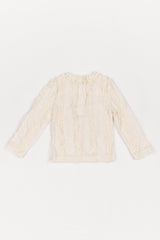 ［The beige］Ruffle Tee