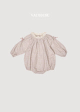 ［valubebe］Flower ribbon rompers