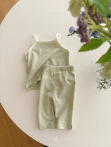 ［atomeme］Plum stripe pants