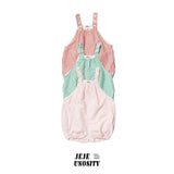［jejeunosity］Stripe overalls