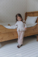 ［ROA］Corduroy ribbon pants