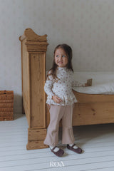 ［ROA］Corduroy ribbon pants