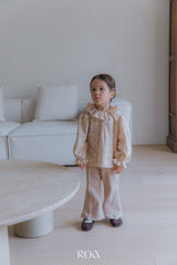 ［ROA］Corduroy ribbon pants