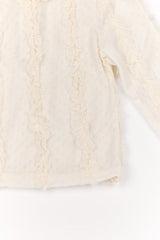 ［The beige］Ruffle Tee