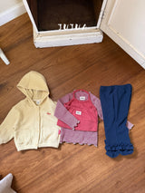 ［jujua］Stripe mellow tops