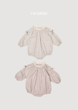 ［valubebe］Flower ribbon rompers
