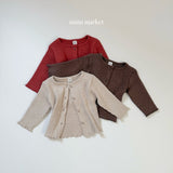 [mimi market] Rib cardigan
