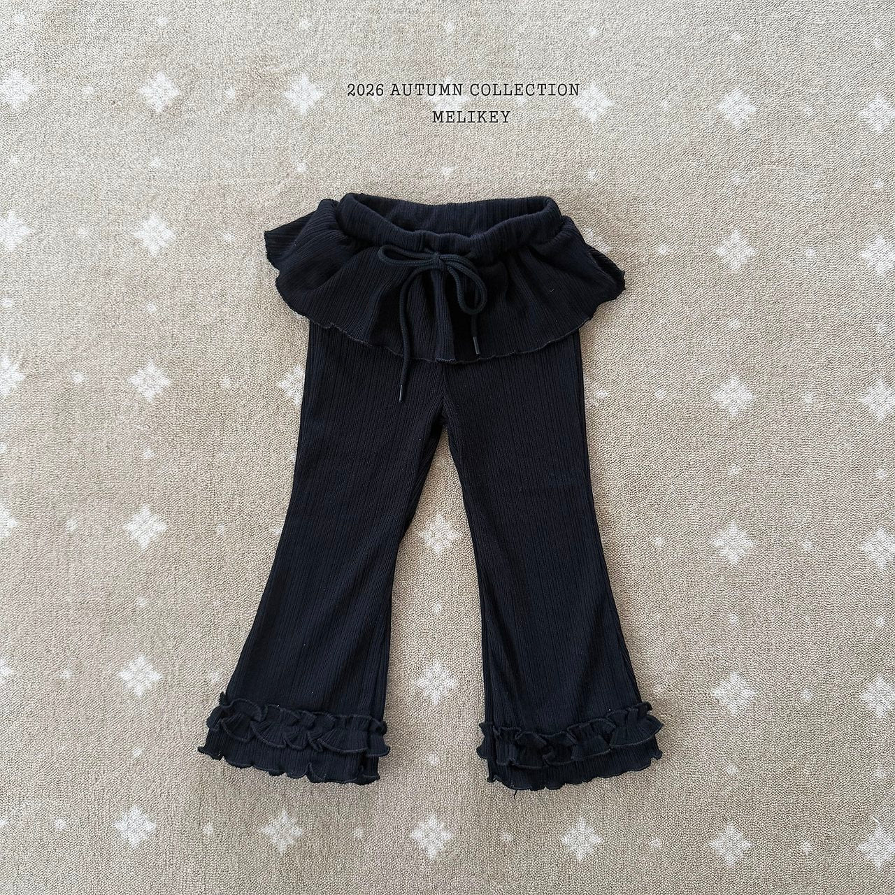 ［Melikey］Frill tutu flare pants