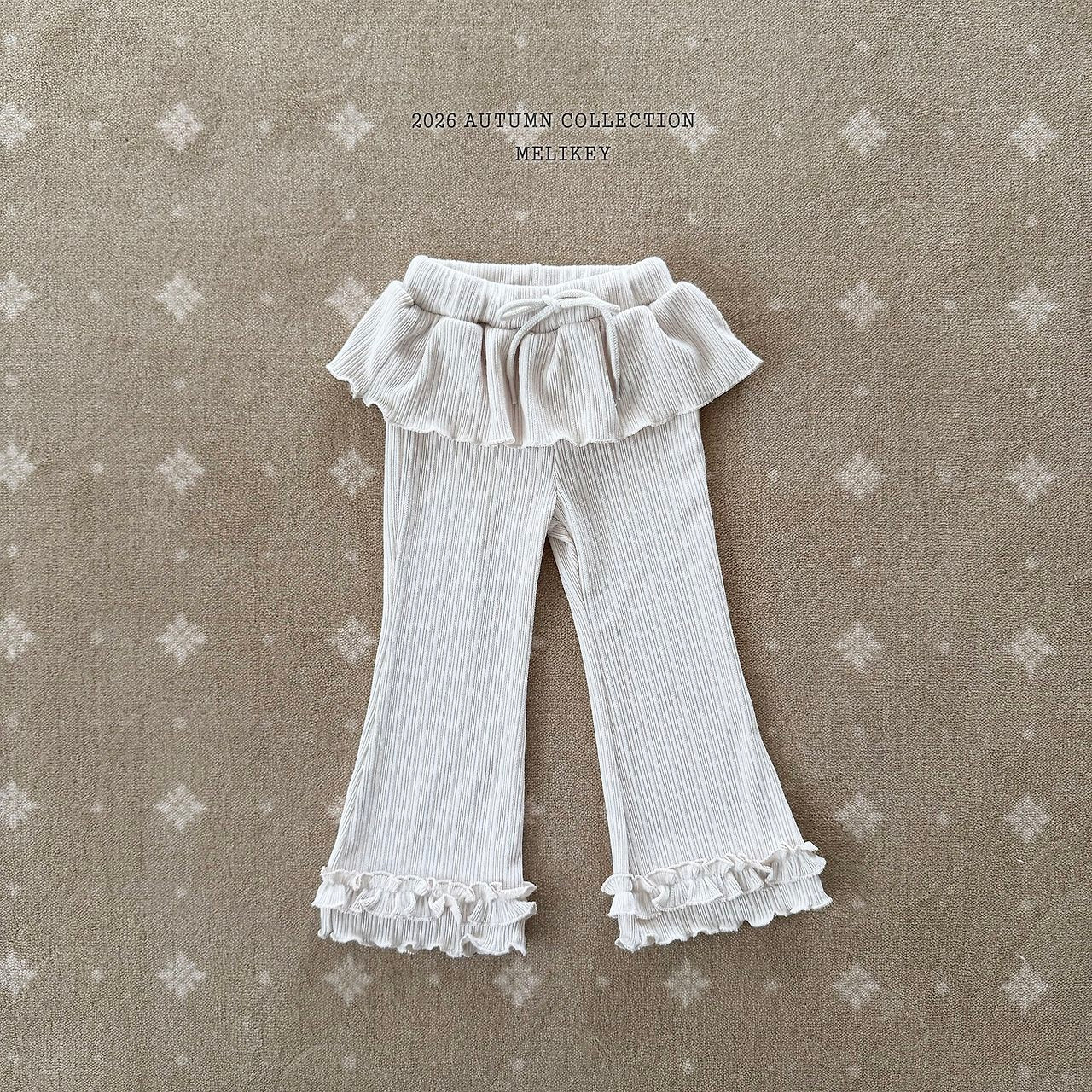 ［Melikey］Frill tutu flare pants