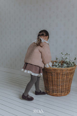 ［ROA］Lace mini skirt