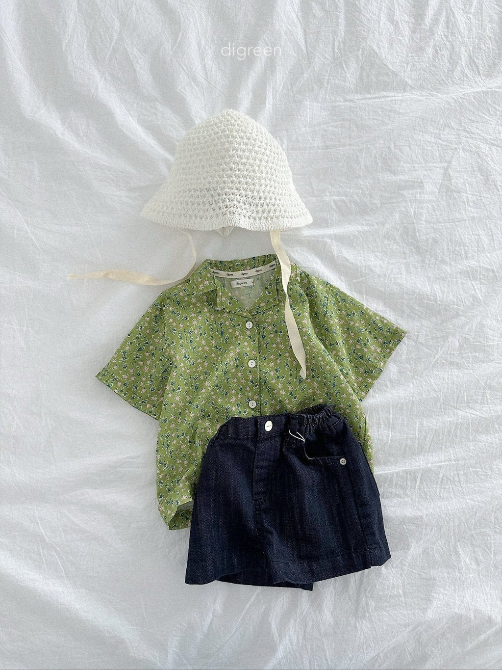 ［digreen］Paper ribbon hat