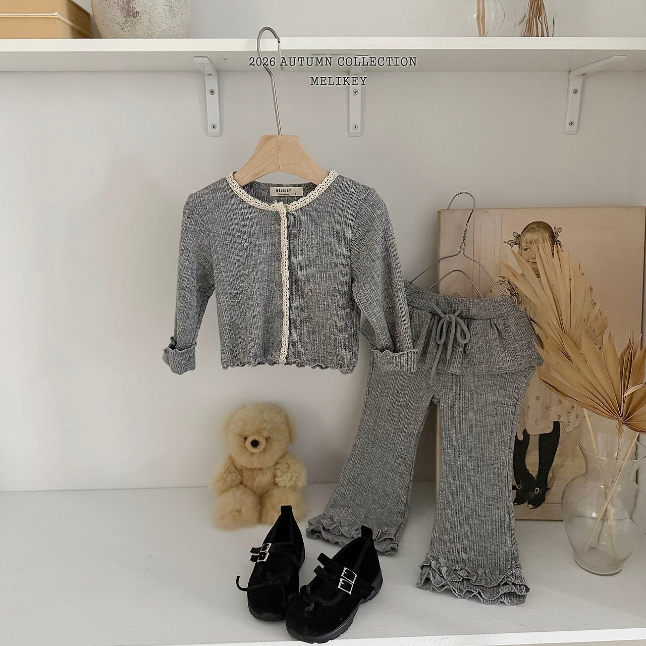 ［Melikey］Frill tutu flare pants