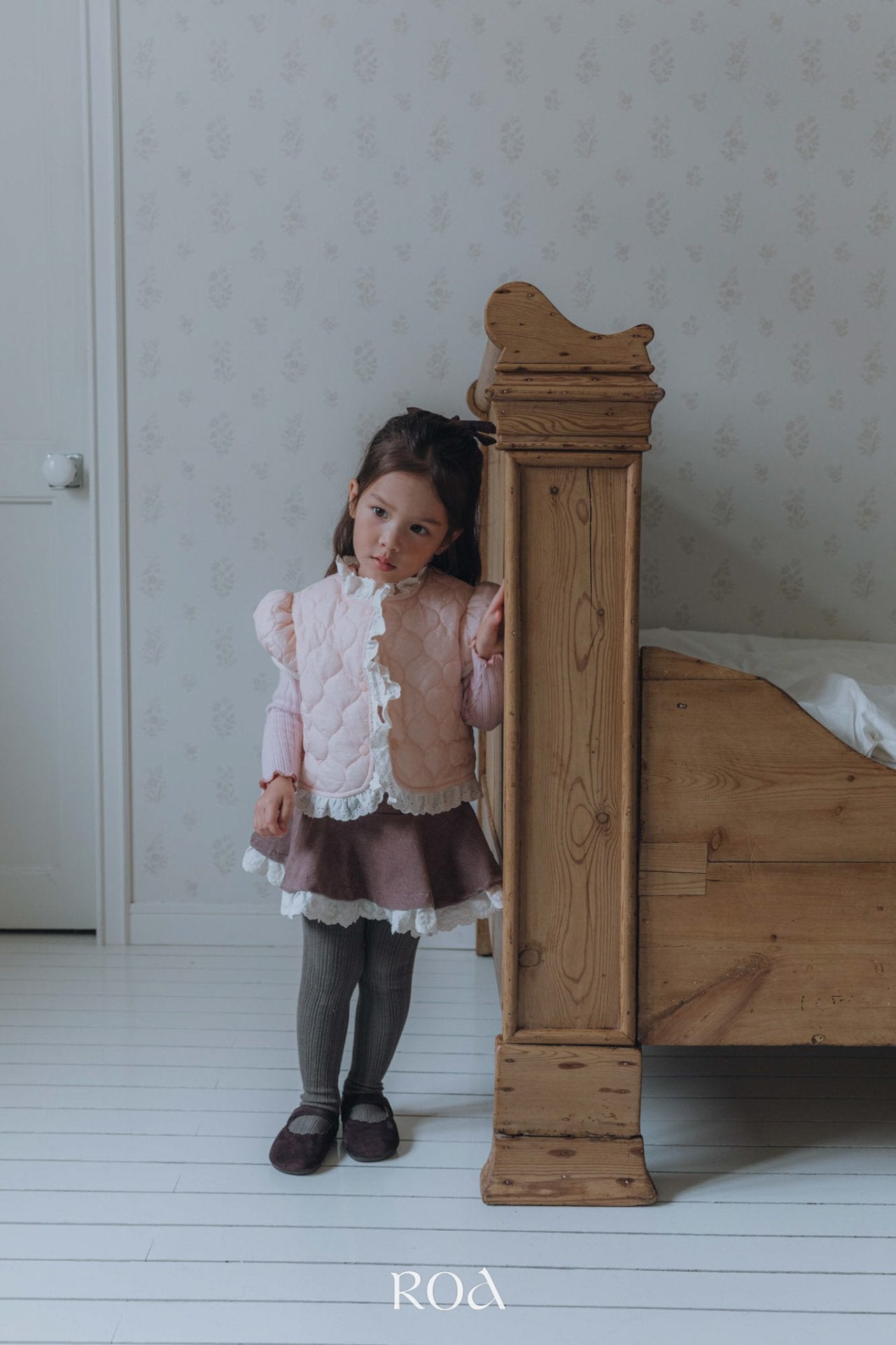 ［ROA］Lace mini skirt