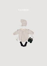 ［valubebe］Flower ribbon rompers