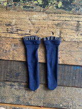 ［marron］Check point socks