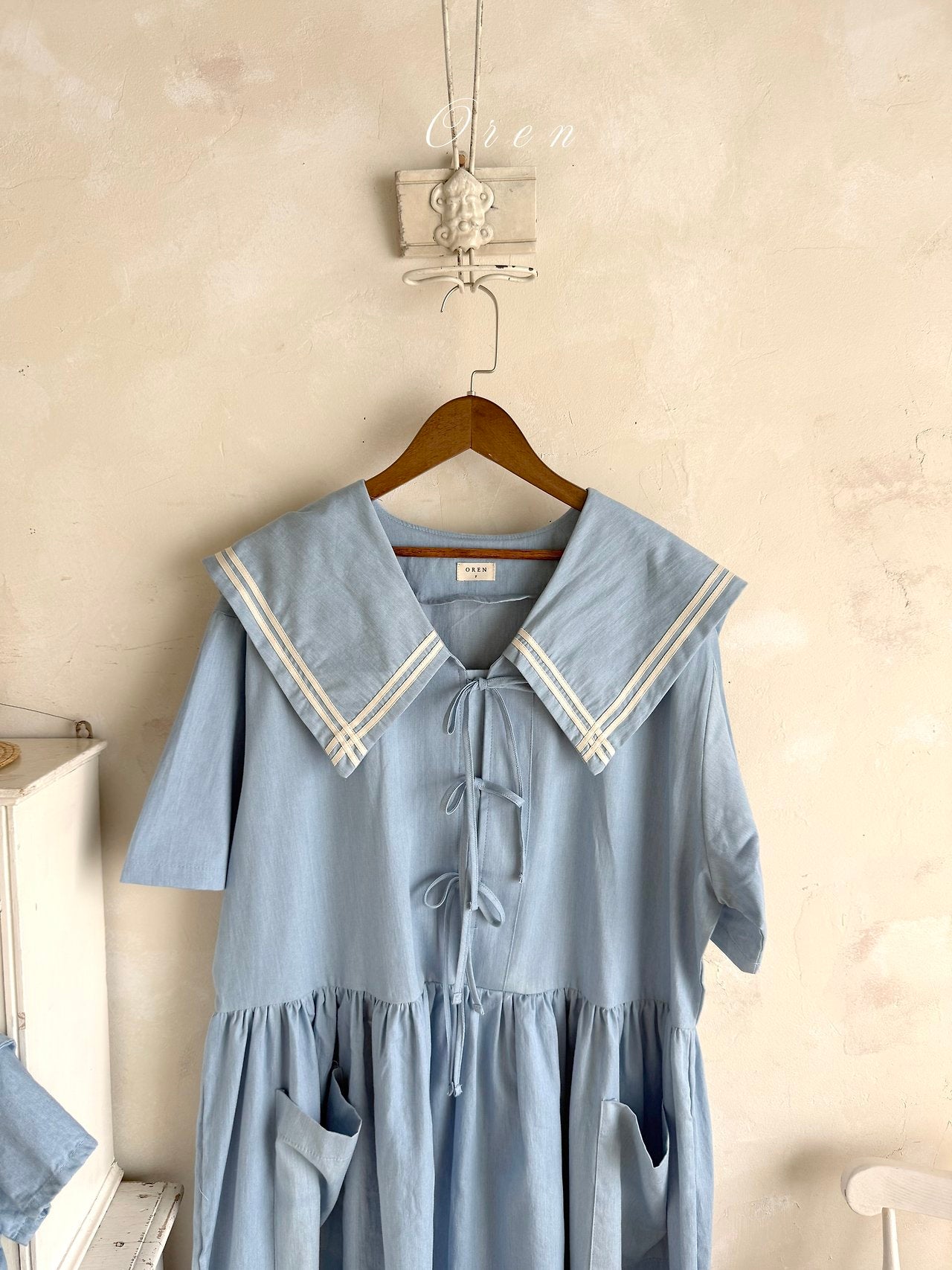 ［OREN］Mare sailor one-piece (mom)