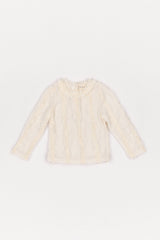 ［The beige］Ruffle Tee