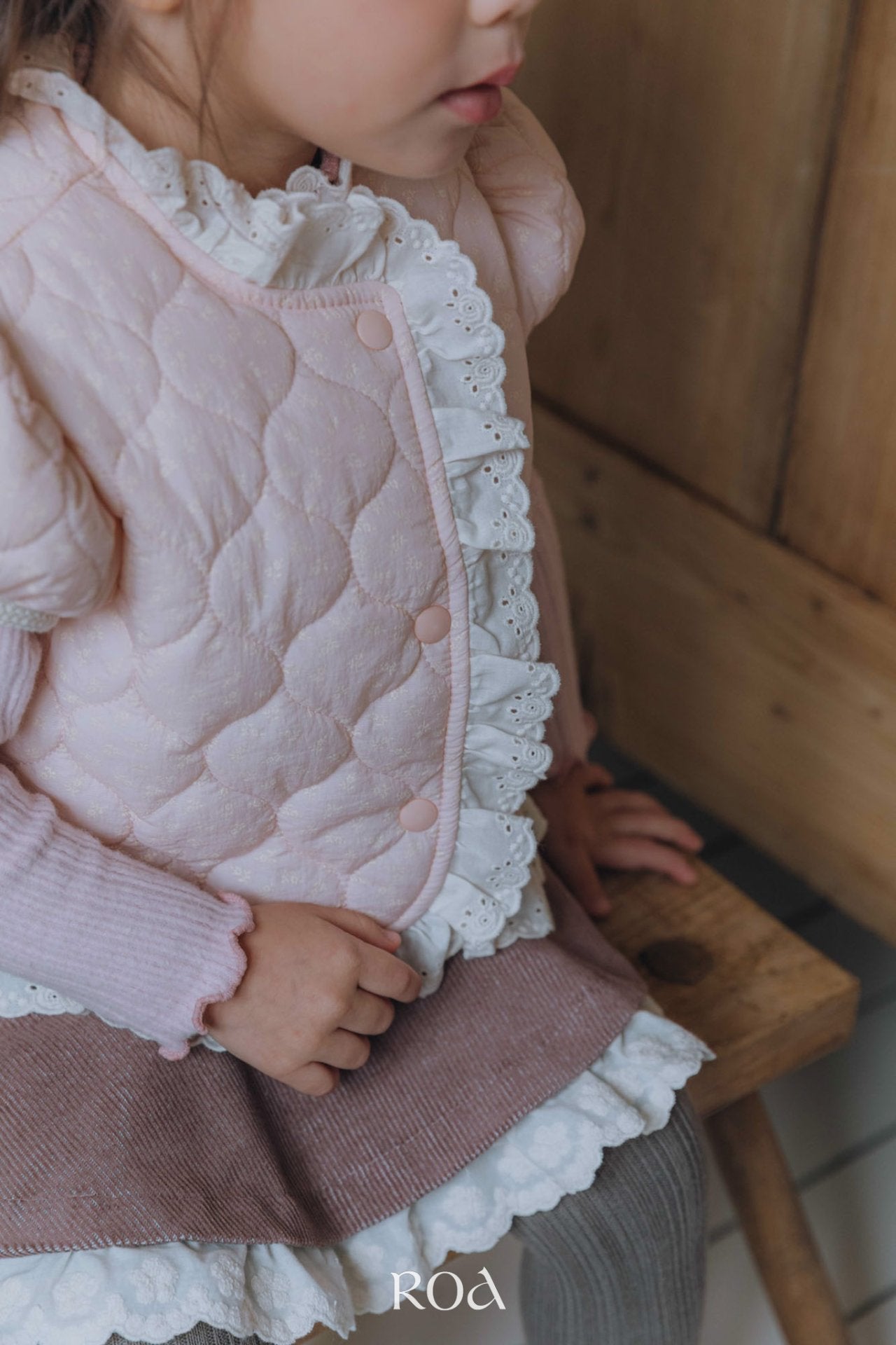 ［ROA］Lace mini skirt