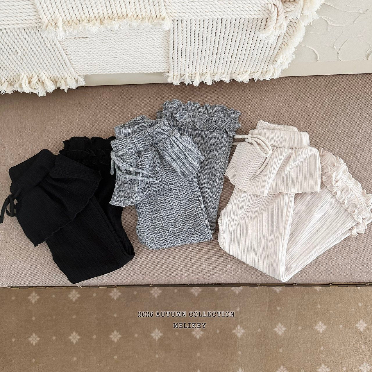 ［Melikey］Frill tutu flare pants