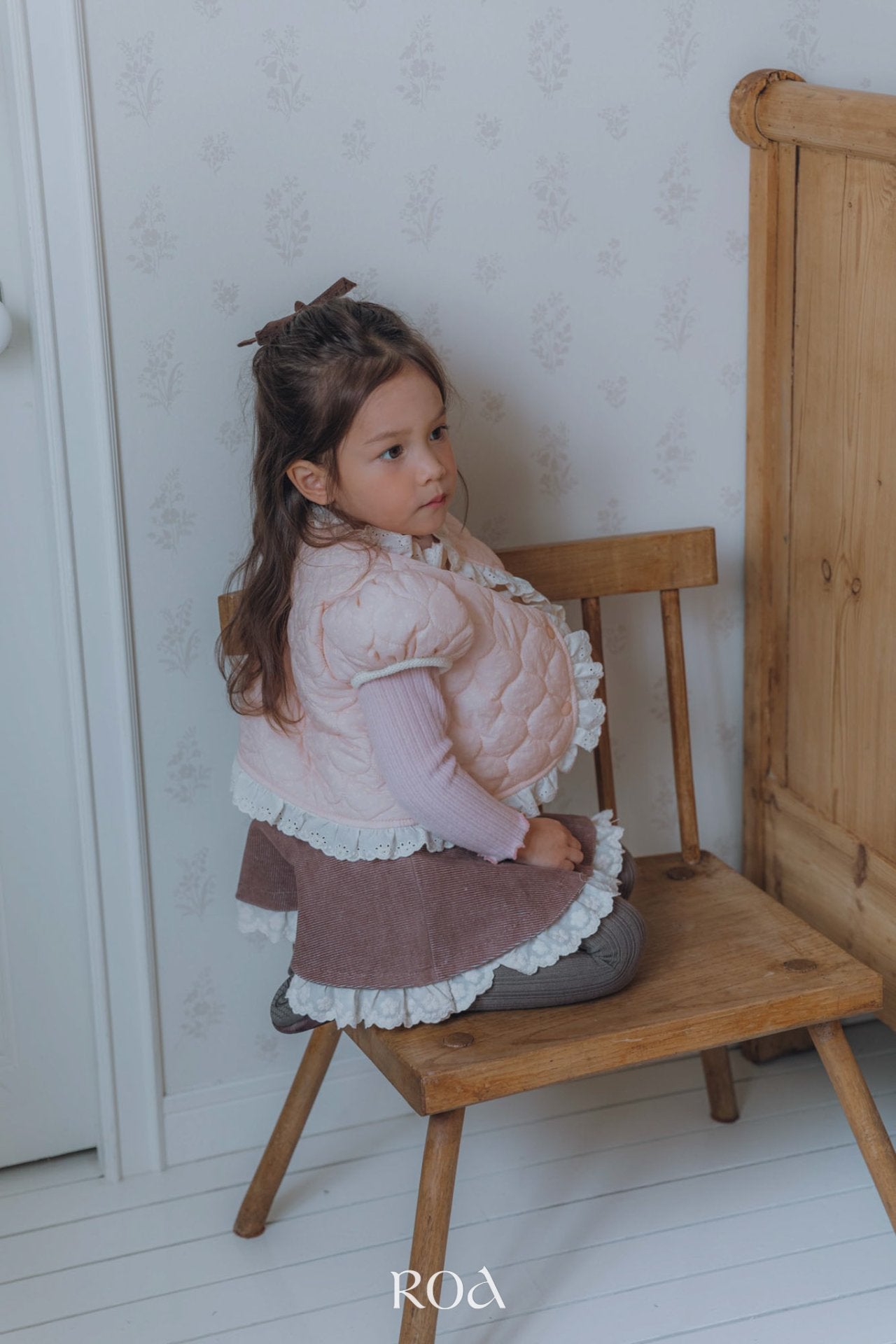 ［ROA］Lace mini skirt