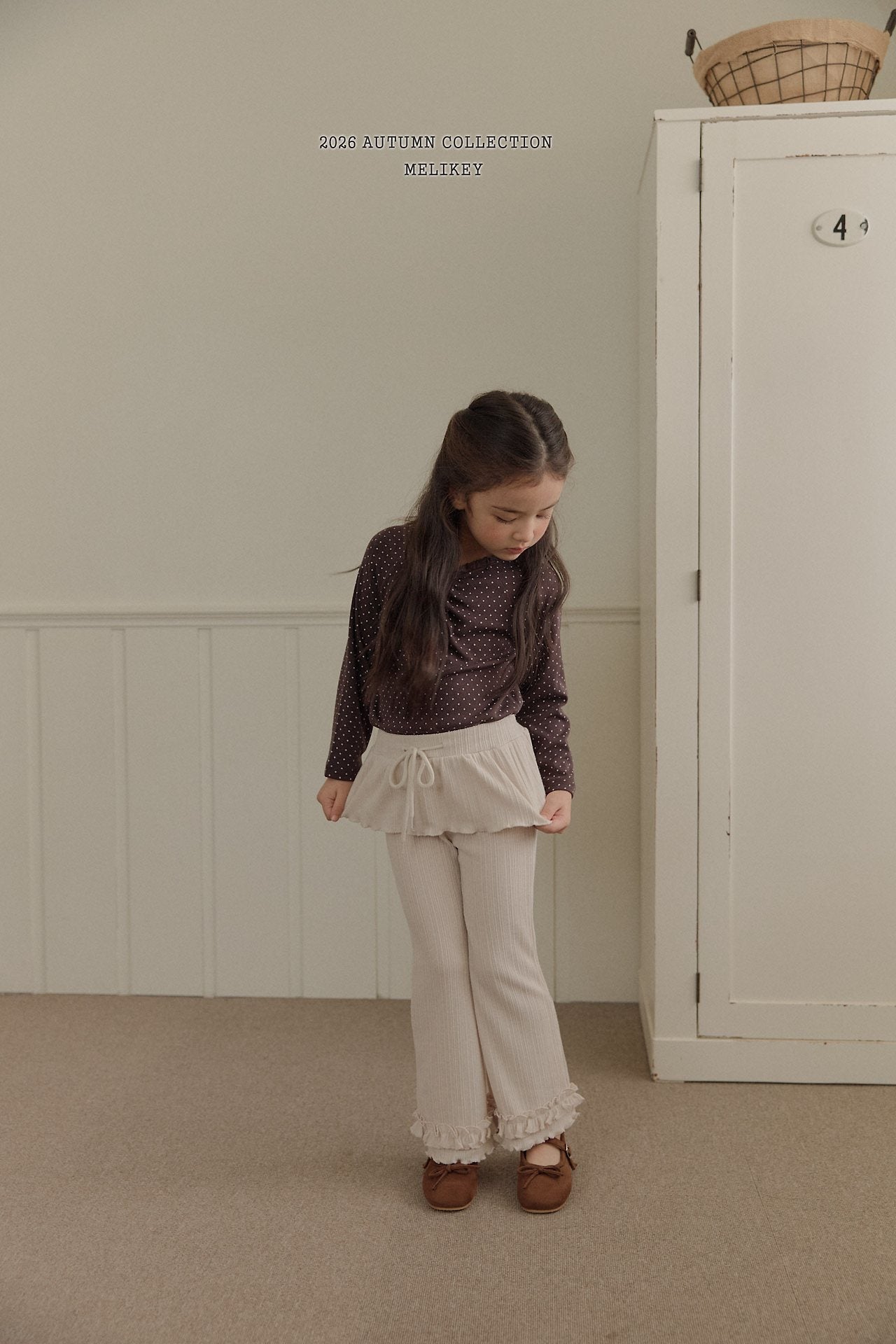 ［Melikey］Frill tutu flare pants