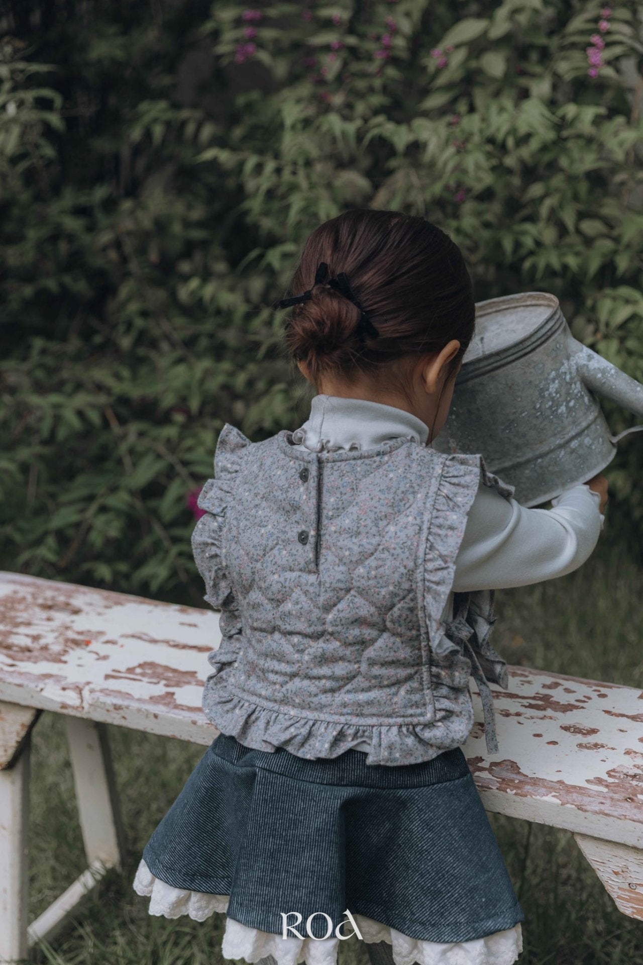 ［ROA］Lace mini skirt