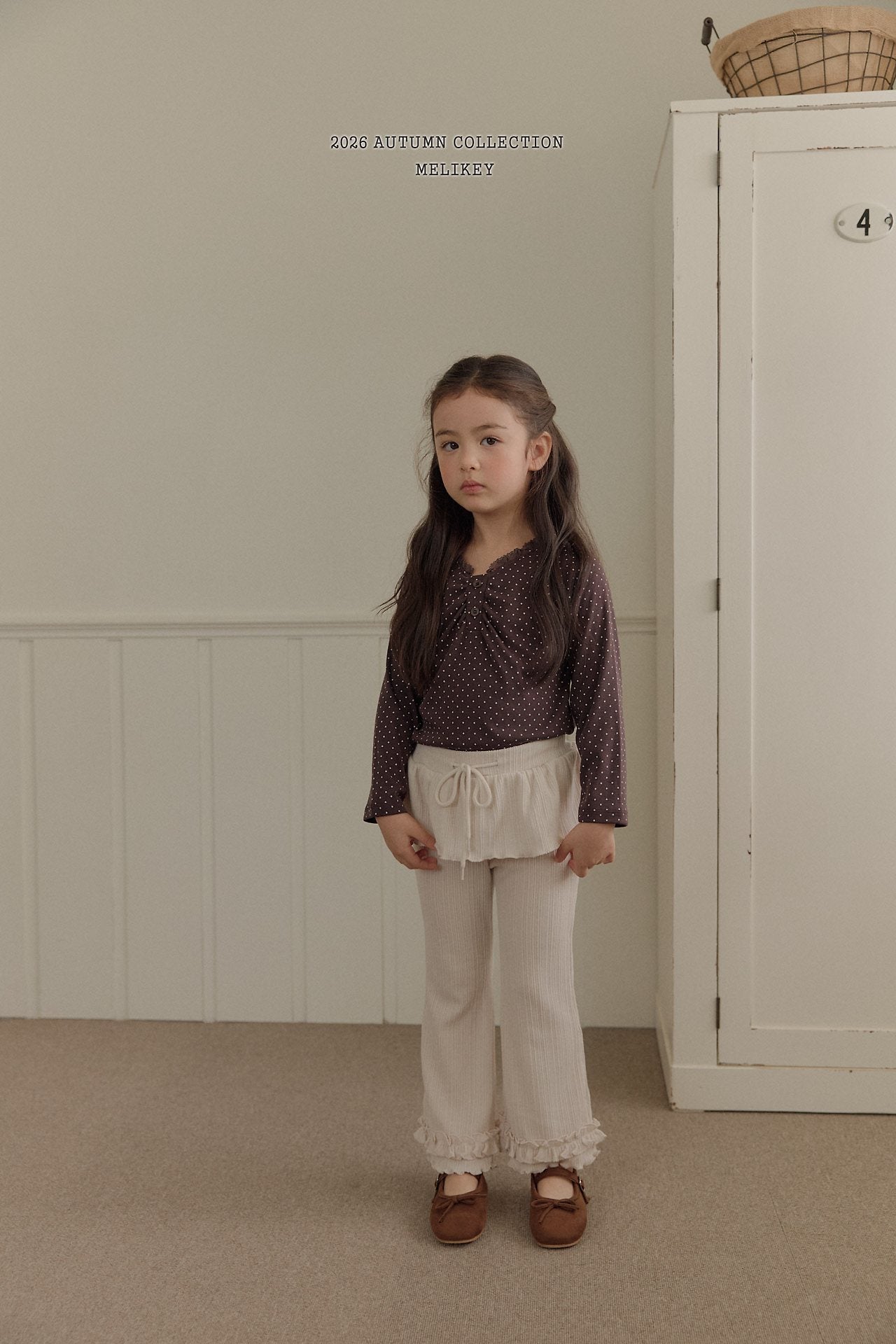 ［Melikey］Frill tutu flare pants